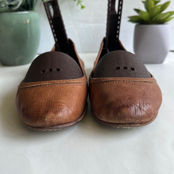 FRYE Carson Brown Leather Ballet Flats Women’s Sz 7M - Picture 5 of 15